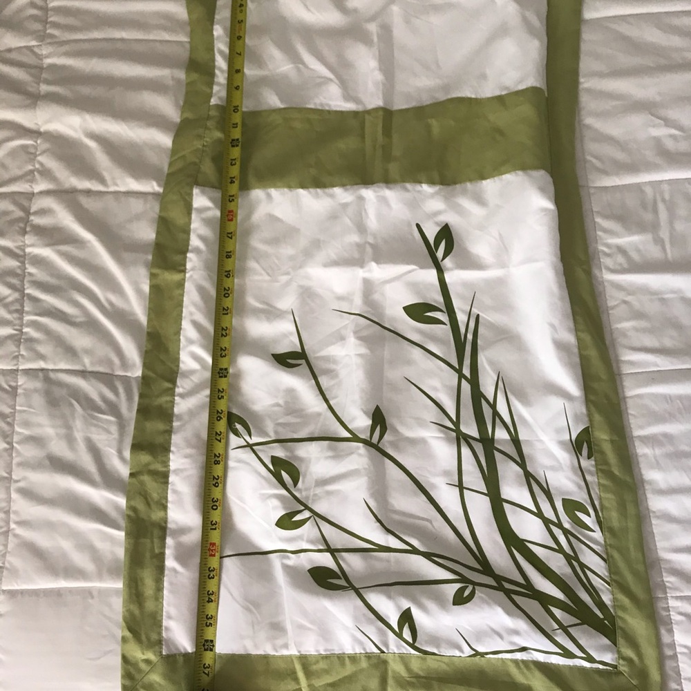 Two long pillow shams